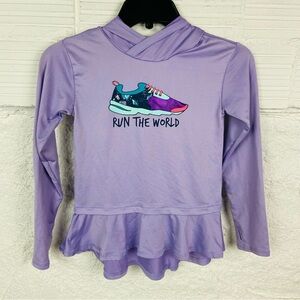 MTA SPORT Run the World sneakers Kids Long Sleeve sporty hoodie Top size S/6